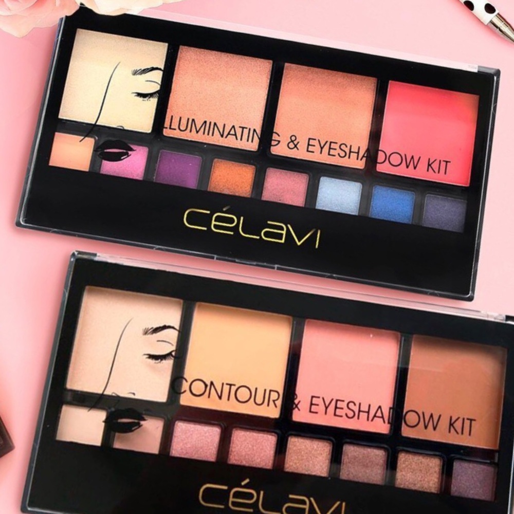 Contour Iluminating & Eyeshadow Makeup Kit!